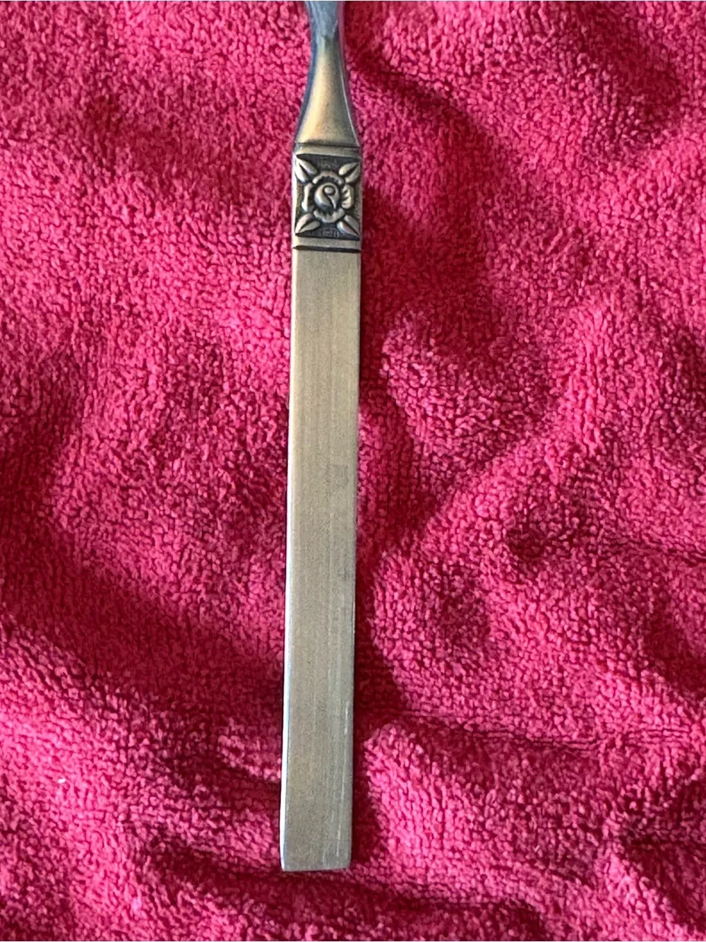 Ginkgo Danesland Rose Stainless Steel Serving Spoon, Fork and Pie Server Vintage